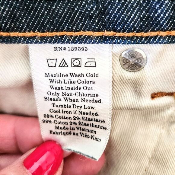 Everlane Selvage-Style Denim Jeans, Slim Leg, Size 27 - Picture 2 of 5